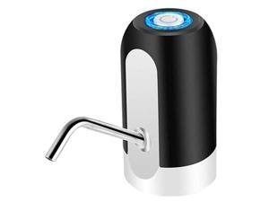 HOME-Water Bottle Pump, USB Charging Automatic Drinking Water Pump Portable Electric Water Dispenser Water Bottle Switch BLACK