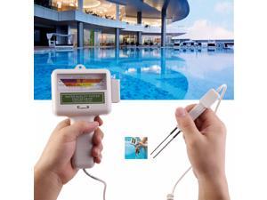 PH Meter Portable Measure Water Quality PH CL2 Chlorine Tester Level Meter PH Tester for Swimming Pool Spa Aquarium PH Meter Portable Measure Water Quality PH CL2 Chlorine Tester Level Meter PH Tester for Swimming Pool Spa Aquarium