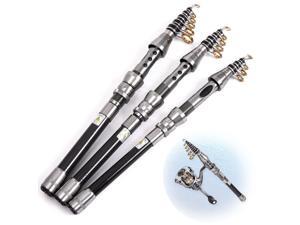 2.4m Portable Mini Telescopic Carbon Fiber Fishing Rod Pole for Sea River Lake Boat Fishing High Strength Fishing Rods 2.4m Portable Mini Telescopic Carbon Fiber Fishing Rod Pole for Sea River Lake Boat Fishing High Strength Fishing Rods