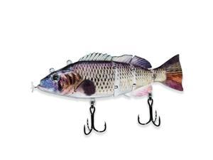 USB Rechargeable Minnow Fishing Lure 12cm 19g Electric Flashing LED Light 