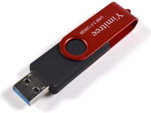 128GB USB 3.0 Flash Drive, Ymitree Pen Drive Thumb Drive Pendrive Rotate 360 Degrees USB Memory Stick Jump Drive (Red) 128GB USB 3.0 Flash Drive, Ymitree Pen Drive Thumb Drive Pendrive Rotate 360 Degrees USB Memory Stick Jump Drive (Red)