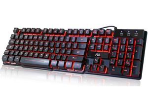 Rii RK100 3 Colors LED Backlit Mechanical Feeling USB Wired Multimedia Office Keyboard For Working or Primer GamingOffice Device Rii RK100 3 Colors LED Backlit Mechanical Feeling USB Wired Multimedia Office Keyboard For Working or Primer GamingOffice Device