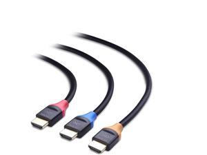 Cable Matters 3-Pack High Speed HDMI to HDMI Cable 3 Feet with HDR and 4K, Available 3 ft - 15 ft in Length Cable Matters 3-Pack High Speed HDMI to HDMI Cable 3 Feet with HDR and 4K, Available 3 ft - 15 ft in Length