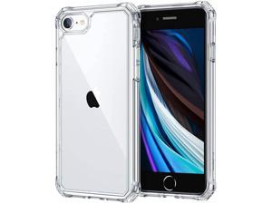 ESR Air Armor Designed for iPhone SE 2020 Case/iPhone 8 Case [Shock-Absorbing] [Scratch-Resistant] [Military Grade Protection] Hard Polycarbonate + Flexible Polymer Frame for iPhone SE 2020/8 Clear