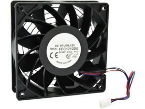 12cm 120mm 200CFM 4000RPM CPU Cooling Fan FFC1212DE 12V DC 3-Pin 3-Wire PC Computer High CFM Cooling Case Fan with Metal Finger Guard Grill 12cm 120mm 200CFM 4000RPM CPU Cooling Fan FFC1212DE 12V DC 3-Pin 3-Wire PC Computer High CFM Cooling Case Fan with Metal Finger Guard Grill