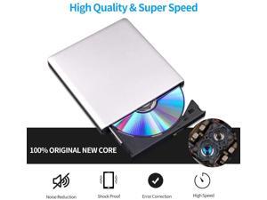 External Blu Ray DVD Drive 3D, USB 3.0 and Type-C Bluray CD DVD Reader Slim Optical Portable Blu-ray Drive for MacBook OS Windows xp/7/8/10, Laptop PC (Silver-Grey) External Blu Ray DVD Drive 3D, USB 3.0 and Type-C Bluray CD DVD Reader Slim Optical Portable Blu-ray Drive for MacBook OS Windows xp/7/8/10, Laptop PC (Silver-Grey)