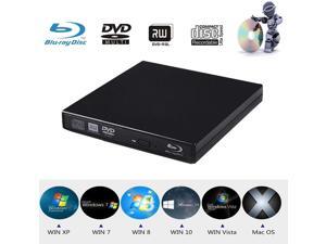 Xglysmyc USB2.0 External Blu Ray CD DVD Drive Burner,Slim Portable CD DVD RW BD-ROM Player Writer for Laptop Desktop Notebook Support Mac OS Windows XP/7/8/10 (Black) Xglysmyc USB2.0 External Blu Ray CD DVD Drive Burner,Slim Portable CD DVD RW BD-ROM Player Writer for Laptop Desktop Notebook Support Mac OS Windows XP/7/8/10 (Black)