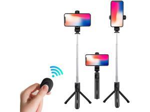 Selfie Stick Tripod, Lightweight Aluminum All in One Extendable Phone Tripod Selfie Stick Bluetooth with Detachable Wireless Remote for iPhone 11/Xs MAX/XR/XS/X/8/8 P/7,Galaxy,Huawei,More Selfie Stick Tripod, Lightweight Aluminum All in One Extendable Phone Tripod Selfie Stick Bluetooth with Detachable Wireless Remote for iPhone 11/Xs MAX/XR/XS/X/8/8 P/7,Galaxy,Huawei,More