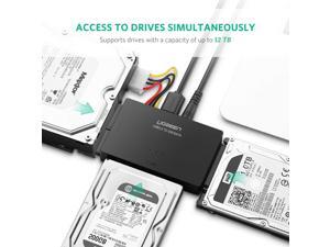 USB IDE Adapter USB 3.0 to Sata IDE Hard Drive Converter Combo for 2.5 3.5 IDE SATA SSD Hard Drives Disks with 12V 2A Power Adapter and USB 3.0 Cable for Laptop USB IDE Adapter USB 3.0 to Sata IDE Hard Drive Converter Combo for 2.5 3.5 IDE SATA SSD Hard Drives Disks with 12V 2A Power Adapter and USB 3.0 Cable for Laptop