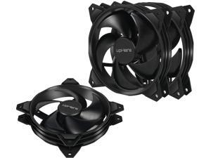 uphere Long Life Computer Case Fan 120mm Cooling Case Fan for Computer Cases Cooling Black 3-Pack, PF120BK3-3 uphere Long Life Computer Case Fan 120mm Cooling Case Fan for Computer Cases Cooling Black 3-Pack, PF120BK3-3
