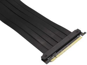 High Speed PCI Express Riser Card PCI-E 3.0 x 16 Riser Card Extender Ribbon Flexible Extension Cable 90 Degree for Computer Graphic Cards (25cm) High Speed PCI Express Riser Card PCI-E 3.0 x 16 Riser Card Extender Ribbon Flexible Extension Cable 90 Degree for Computer Graphic Cards (25cm)
