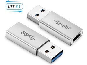 Electop USB 3.1 Type C Female to USB A Male Adapter (2 Pack) Type A to C USB 3.1 Female to USB A Female Adapter Converter Support Data Sync and Charging Electop USB 3.1 Type C Female to USB A Male Adapter (2 Pack) Type A to C USB 3.1 Female to USB A Female Adapter Converter Support Data Sync and Charging