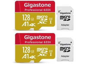 128GB 2-Pack Professional A1 4K Micro SD Card SDXC UHS-I U3 C10 Class 10 Nintendo Switch Compatible 4K UHD Video 100MB/s 128GB 2-Pack Professional A1 4K Micro SD Card SDXC UHS-I U3 C10 Class 10 Nintendo Switch Compatible 4K UHD Video 100MB/s