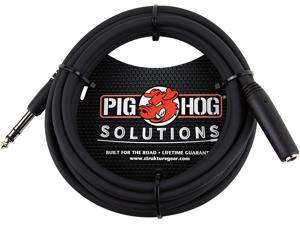 Pig Hog PHX14-10 1/4" TRSF to 1/4" TRSM Headphone Extension Cable, 10 Feet Pig Hog PHX14-10 1/4" TRSF to 1/4" TRSM Headphone Extension Cable, 10 Feet