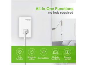 Wi-Fi Router Reset Smart Plug Auto Monitor and Restart Wi-Fi Router/Modem/Access Points if Wi-Fi Fails Auto Power Cycler for Modems and Routers Works with REC App Wi-Fi Router Reset Smart Plug Auto Monitor and Restart Wi-Fi Router/Modem/Access Points if Wi-Fi Fails Auto Power Cycler for Modems and Routers Works with REC App
