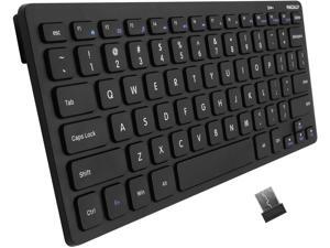 Macally 2.4G Mini Wireless Keyboard - Ergonomic & Comfortable - Small Keyboard for Windows PC Computer or Laptop, Tablet, Smart TV - Plug & Play Compact Keyboard 12 Multimedia Hot Keys Macally 2.4G Mini Wireless Keyboard - Ergonomic & Comfortable - Small Keyboard for Windows PC Computer or Laptop, Tablet, Smart TV - Plug & Play Compact Keyboard 12 Multimedia Hot Keys
