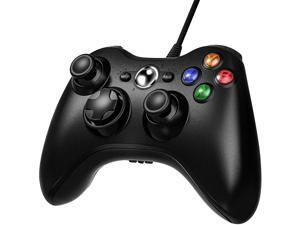 Xbox 360 Wired Controller Wired Xbox 360 Game Controller USB Gamepad Joypad Joystick Controller with Dual-Vibration and Trigger Buttons for Xbox 360 Slim PC Windows 7/8/10 (Black) Xbox 360 Wired Controller Wired Xbox 360 Game Controller USB Gamepad Joypad Joystick Controller with Dual-Vibration and Trigger Buttons for Xbox 360 Slim PC Windows 7/8/10 (Black)