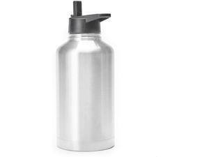 64 OZ Straw Giant Bottle Leak-Proof & Spill-Proof Stainless Steel Double-Walled Vacuum Insulated Large Capacity Bottle Growler Thermos Flask 64 OZ Straw Giant Bottle Leak-Proof & Spill-Proof Stainless Steel Double-Walled Vacuum Insulated Large Capacity Bottle Growler Thermos Flask