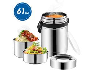 Soup Thermos Wide Mouth61oz 3 Tier Large Food Thermos JarFood Flask for Hot Food with HandleThermal Soup ContainerStainless Steel Food ThermosTravel Insulated Lunch BoxLunch Container Soup Thermos Wide Mouth61oz 3 Tier Large Food Thermos JarFood Flask for Hot Food with HandleThermal Soup ContainerStainless Steel Food ThermosTravel Insulated Lunch BoxLunch Container