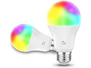 Smart Light Bulb AL Abovelights A19 E26 9W WiFi LED Smart Bulb Works with Alexa Echo Google Home & Siri (No Hub Required) Warm White 60W Equivalent ETL Listed (2-Pack) Smart Light Bulb AL Abovelights A19 E26 9W WiFi LED Smart Bulb Works with Alexa Echo Google Home & Siri (No Hub Required) Warm White 60W Equivalent ETL Listed (2-Pack)
