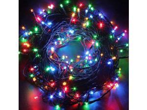 Twinkle Star white Outdoor Christmas Tree Lights 200 LED 66ft Mini Fairy String 