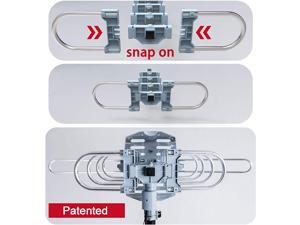 PBD WA-2608 Digital Amplified Outdoor HD TV Antenna with Mounting Pole & 40 ft RG6 Coax Cable 150 Miles Range Wireless Remote Rotation PBD WA-2608 Digital Amplified Outdoor HD TV Antenna with Mounting Pole & 40 ft RG6 Coax Cable 150 Miles Range Wireless Remote Rotation