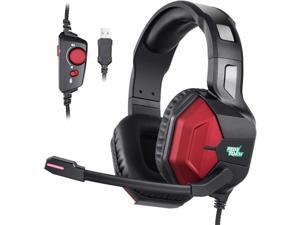 EasySMX Gaming Headset PS4 Headset with 7.1 Surround Sound PC Headset with Noise Canceling Mic & 7 Colors LED Light Gaming Headphones for PS4 PC Mac Laptop Over Ear Headphones EasySMX Gaming Headset PS4 Headset with 7.1 Surround Sound PC Headset with Noise Canceling Mic & 7 Colors LED Light Gaming Headphones for PS4 PC Mac Laptop Over Ear Headphones