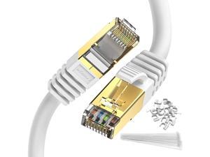 Ethernet Cable 10 ft Cat 8 Cable RJ45 Internet Patch Cable 2000Mhz 40Gbps High Speed LAN Wire Cable Cord Shielded for Modem Router PC Mac Laptop PS2 PS3 PS4 Xbox and Xbox 360 Black Ethernet Cable 10 ft Cat 8 Cable RJ45 Internet Patch Cable 2000Mhz 40Gbps High Speed LAN Wire Cable Cord Shielded for Modem Router PC Mac Laptop PS2 PS3 PS4 Xbox and Xbox 360 Black