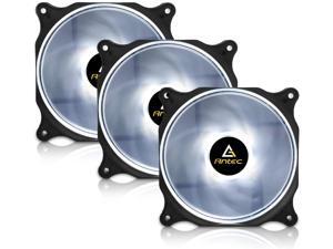 Antec 120mm RGB LED Case Fan White LED Case Fan High Performance PC Fan 4-pin Molex Connector F12 Series 3 Packs Antec 120mm RGB LED Case Fan White LED Case Fan High Performance PC Fan 4-pin Molex Connector F12 Series 3 Packs