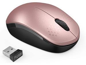 BINGFEI New Gaming Mouse 2.4GHz Silent Design Wireless Optical Mouse//Mice USB 2.0 Receiver for PC Laptop,Silver