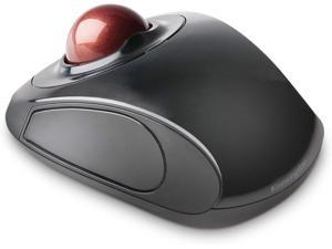 Kensington Orbit Wireless Trackball Mouse with Touch Scroll Ring (K72352US)Black