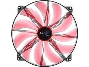 AeroCool Silent Master 200mm Red LED Cooling Fan EN55659