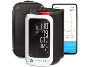 GreaterGoods All-in-One Smart Blood Pressure Monitor Pack Upper Arm Cuff Cordless Wireless Rechargeable Automatic and Bluetooth (Upper Arm Cuff) GreaterGoods All-in-One Smart Blood Pressure Monitor Pack Upper Arm Cuff Cordless Wireless Rechargeable Automatic and Bluetooth (Upper Arm Cuff)