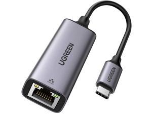 UGREEN USB C to Ethernet Adapter, Gigabit Type C to RJ45 Thunderbolt 3 Network LAN Adapter 10 100 1000Mbps for MacBook Pro Air, iMac 2021 M1, iPad Pro, XPS 15 13, Galaxy S21+ S20 S10, Nintendo Switch