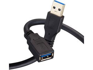 Xbox 1Ft/0.3M Printer Scanner USB Flash Drive USB 3.0 Extension Cable 1Ft,USB 3.0 High Speed Extender Cord Type A Male to A Female for Playstation Hard Drive,Keyboard Card Reader 