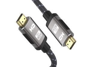 8K HDMI 2.1 Cable 10ft,Ultra High Speed 48Gpbs HDMI Cord,8K60 4K120 144Hz eARC HDR 10+,HDCP 2.2&2.3 for Dolby/Xbox One Series X/PS4/PS5/Apple TV/Roku Fire TV/RTX 3080/HDTV/Blu-ray/Playstation 5 ect