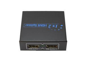1080 2 Port HD HDMI Splitter W/ Power Adapter HDTV Bluray Xbox PS3 Mirror 1 to 2 1080 2 Port HD HDMI Splitter W/ Power Adapter HDTV Bluray Xbox PS3 Mirror 1 to 2