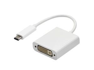 USB-C USB 3.1 Type-C to DVI Video Converter 4K HDTV Adapter Cable Connector USB-C USB 3.1 Type-C to DVI Video Converter 4K HDTV Adapter Cable Connector