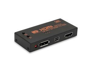 DP / HDMI / Mini Displayport to HDMI Output Switch Selector 3 In 1 Out 4K x 2K DP / HDMI / Mini Displayport to HDMI Output Switch Selector 3 In 1 Out 4K x 2K