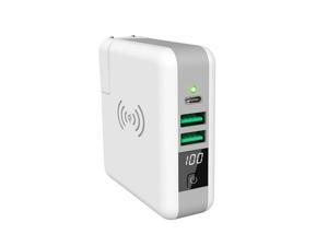 USB AC Fast Charger Qi Wireless Power Bank External Battery USB-C 3.1 Charging USB AC Fast Charger Qi Wireless Power Bank External Battery USB-C 3.1 Charging