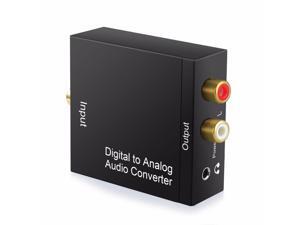 Digital to Analog Audio Converter Optical Coaxial In 3.5mm Aux RCA Out Digital to Analog Audio Converter Optical Coaxial In 3.5mm Aux RCA Out