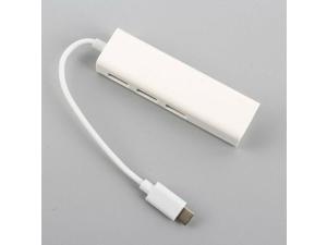 USB 3.1 Type C USB-C 3 Port Hub w/ Gigabite Ethernet Network LAN Adapter Macbook USB 3.1 Type C USB-C 3 Port Hub w/ Gigabite Ethernet Network LAN Adapter Macbook