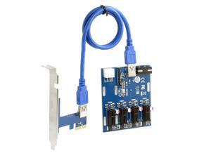 PCI-E 1 to 4 Splitter 1 x PCI Express Riser Card HUB Adapter ITX to External PCI-E 1 to 4 Splitter 1 x PCI Express Riser Card HUB Adapter ITX to External