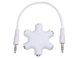 3.5mm 6-Way Adapter Stereo Audio Headset Hub Splitter Headphones for iphone iPod 3.5mm 6-Way Adapter Stereo Audio Headset Hub Splitter Headphones for iphone iPod