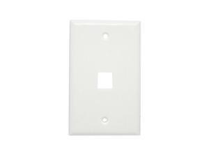 RJ45 Face Plate Wall Socket Cat6 Cat5e Ethernet Single Gang 1 Port RJ45 Face Plate Wall Socket Cat6 Cat5e Ethernet Single Gang 1 Port