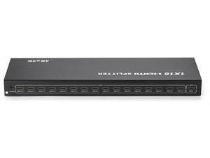 16 Port 1x16 1 In 16 Out HDMI Splitter Video Audio 1080P HD HDTV 3D DVD Project 16 Port 1x16 1 In 16 Out HDMI Splitter Video Audio 1080P HD HDTV 3D DVD Project