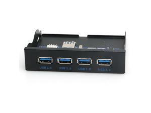 4 Port USB 3.0 3.5 inch Floppy Bay Bracket Front Panel Hub Black 20 Pin 4 Port USB 3.0 3.5 inch Floppy Bay Bracket Front Panel Hub Black 20 Pin