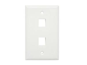 Ethernet Network Cat6 Cat5e Wall Plate 2 Port RJ45 Connector Socket Ethernet Network Cat6 Cat5e Wall Plate 2 Port RJ45 Connector Socket