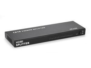 16 Port 1x16 1 In 16 Out HDMI Splitter Video Audio 1080P HD HDTV 3D DVD Project 16 Port 1x16 1 In 16 Out HDMI Splitter Video Audio 1080P HD HDTV 3D DVD Project