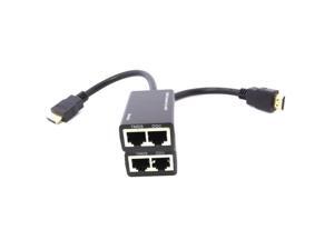 HDMI Over RJ45 CAT5e CAT6 UTP LAN Ethernet Extender Repeater 1080P